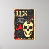 Muziekconcert Canvas Afdruk (Voorkant)