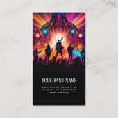 Muziekconcert gitarist visitekaartje (Voorkant)