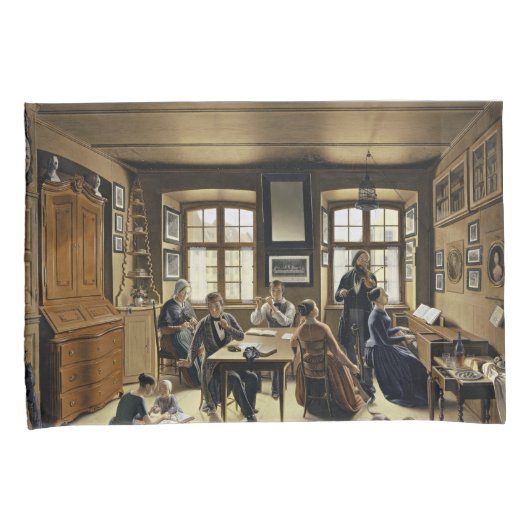 Muziekconcert in Bazel (door Sebastian Gutzwiller) Kussensloop (Voorkant-Rechts)