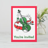 Muziekconcert met Violin Kaart (Staand voorkant)