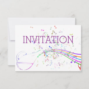 Muziekconcertfestival Minimalisme Vip Uitnodiging