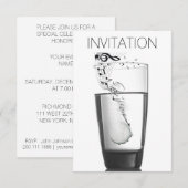 Muziekconcertfestival Minimalisme Vip Uitnodiging (Voorkant / Achterkant)