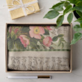 Muziekcontrolepapier voor Wilde Roos  vel Tissuepapier (Geschenk)