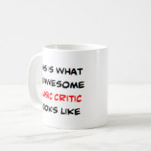 muziekcriticus, geweldige koffiemok (Voorkant links)
