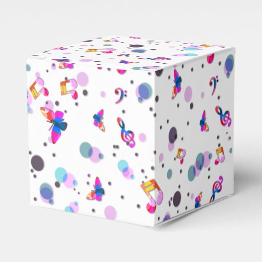 Muziekdansing Bedankdoosjes (Voorkant Zijde)