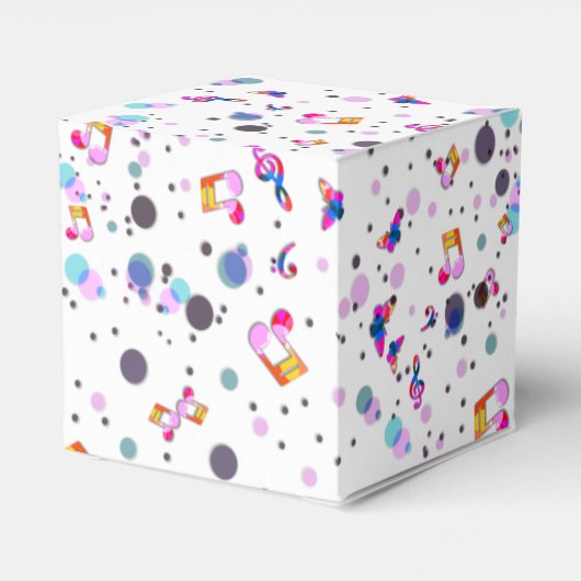 Muziekdansing Bedankdoosjes (Achterkant)