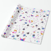 Muziekdansing Cadeaupapier (Uitgerold)