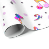 Muziekdansing Cadeaupapier (Rol Hoek)