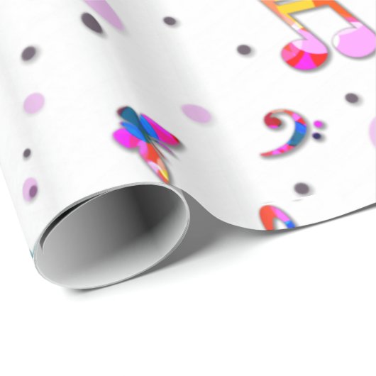 Muziekdansing Cadeaupapier (Rol Hoek)