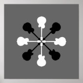 muziekdecor wall voor gitaarspeler poster (Voorkant)