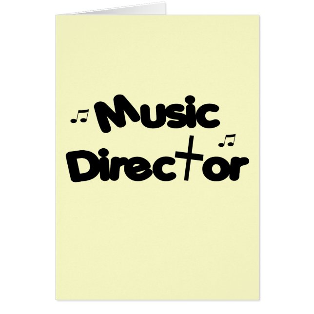 Muziekdirecteur (Voorkant)