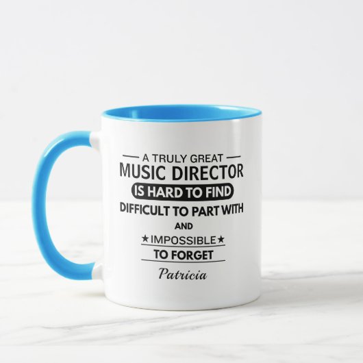 Muziekdirecteur  mok (Links)