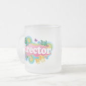 Muziekdirecteur Retro Burst Matglas Koffiemok (Voorkant links)