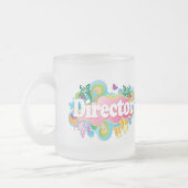 Muziekdirecteur Retro Burst Matglas Koffiemok (Links)