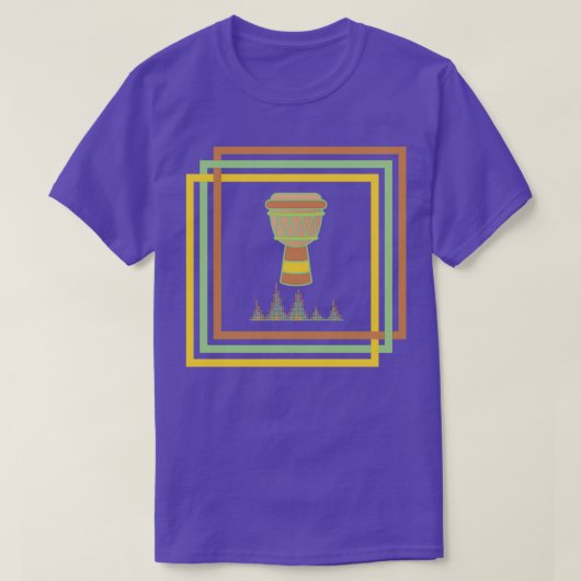 muziekdjembe t-shirt (Design voorkant)