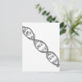 MuziekDNA Briefkaart (Staand voorkant)