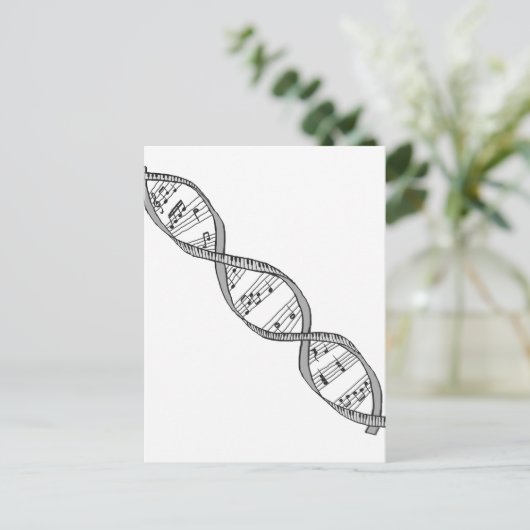 MuziekDNA Briefkaart (Staand voorkant)