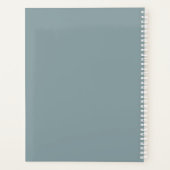 Muziekdocent Fotocollage Aangepast Jaar Planner (Achterkant)