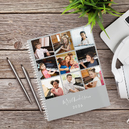 Muziekdocent Fotocollage Aangepast Jaar Planner