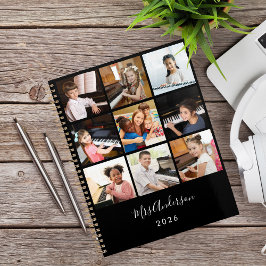 Muziekdocent Fotocollage Aangepast Jaar Planner