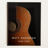 Muziekdocent Gitaarmuzikant Modern 2026 Planner (Voorkant)