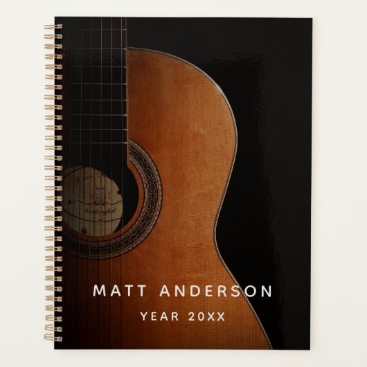 Muziekdocent Gitaarmuzikant Modern 2026 Planner (Voorkant)