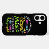 Muziekdocent - Help Kinder muziek cadeau te doen Case-Mate iPhone Case (Achterkant (horizontaal))