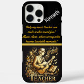 Muziekdocent inspireert studenten Case-Mate iPhone case (Achterkant)