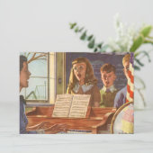  muziekdocent Onderwijsstudenten naar Sing (Staand voorkant)