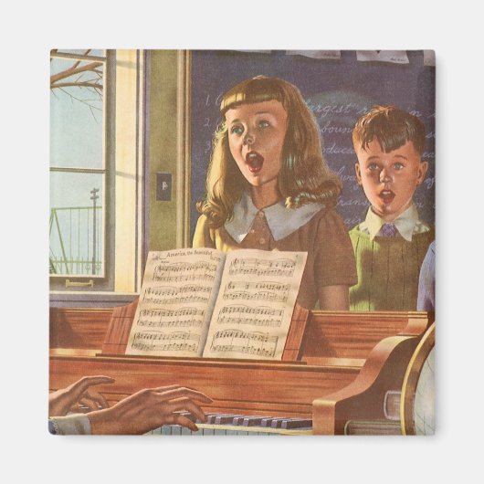  muziekdocent Onderwijsstudenten naar Sing Magneet (Voorkant)