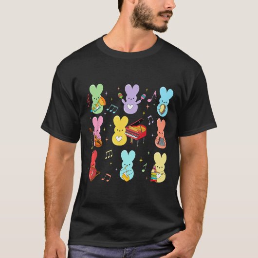 Muziekdocent Paasdag T-shirt (Voorkant)