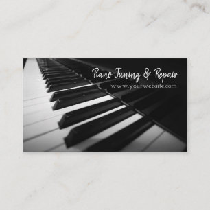 Muziekdocent Piano Tuning & Repair Visitekaartje