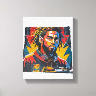 Muziekdoos Canvas Afdruk