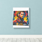 Muziekdoos Canvas Afdruk (Insitu (Houten vloer))