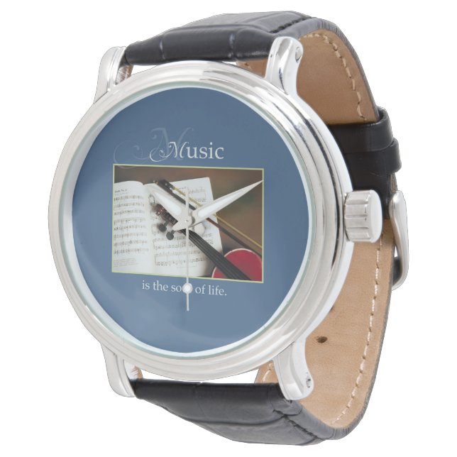 Muziekdragers, de bron van het leven, traditioneel horloge (Gekanteld)