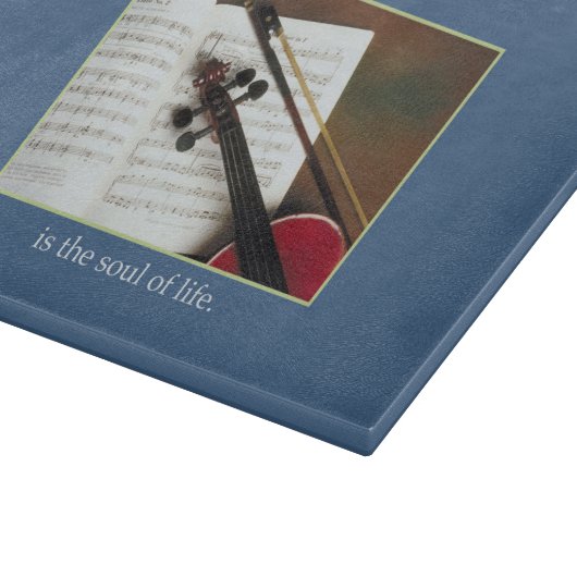 Muziekdragers, de bron van het leven, traditioneel snijplank (Hoek)