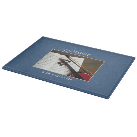 Muziekdragers, de bron van het leven, traditioneel snijplank (Hoek)