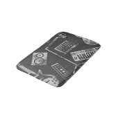 Muziekelementen:  naadloze achtergrond. badmat (Gekanteld)