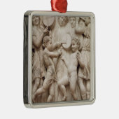 Muziekengelen, reliëf van de Cantoria Metalen Ornament (Rechts)