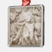 Muziekengelen, reliëf van de Cantoria Metalen Ornament (Links)