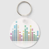 muziekequalizer sleutelhanger (Voorkant)