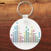 muziekequalizer sleutelhanger (Voorkant)