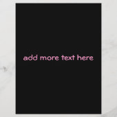 muziekevenement floral clef flyer (Achterkant)