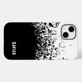 muziekexplosie Hoesje-Mate iPhone case (Achterkant (horizontaal))