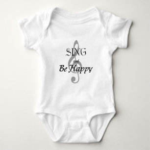 Muziekexpressie "SING and Be Happy" Romper