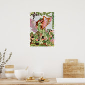 Muziekfee die muziek speelt poster (Keuken)
