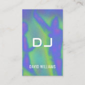 Muziekfeest DJ's Singer Songwriter Professional Visitekaartje (Voorkant)