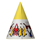 Muziekfeest Feesthoedjes (Achterkant)