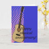 Muziekfeest Kaart (Gele Bloem)