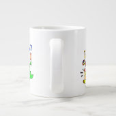 muziekfeestje grote koffiekop (Achterkant)